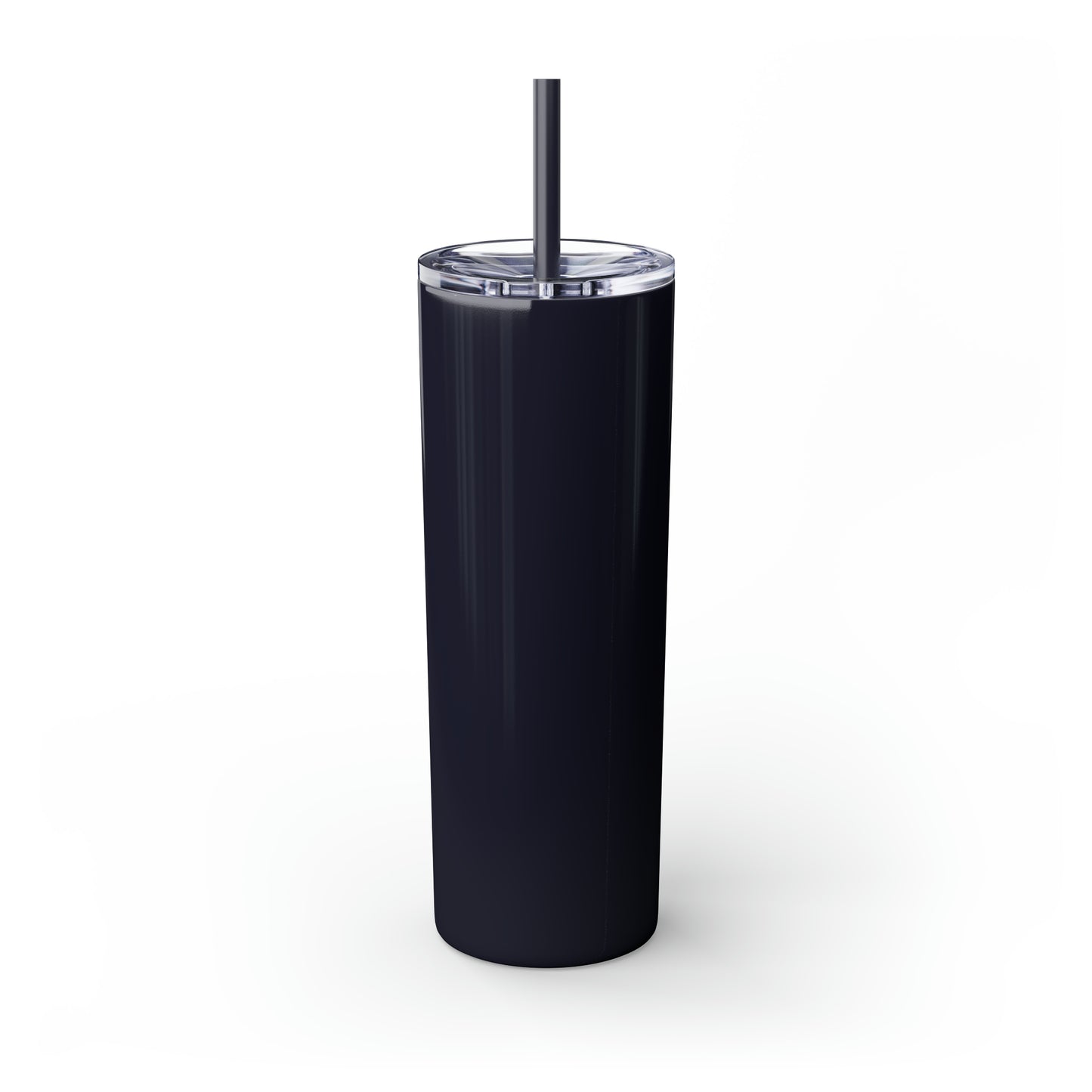 GOOD MORNING - Skinny Tumbler with Straw, 20oz