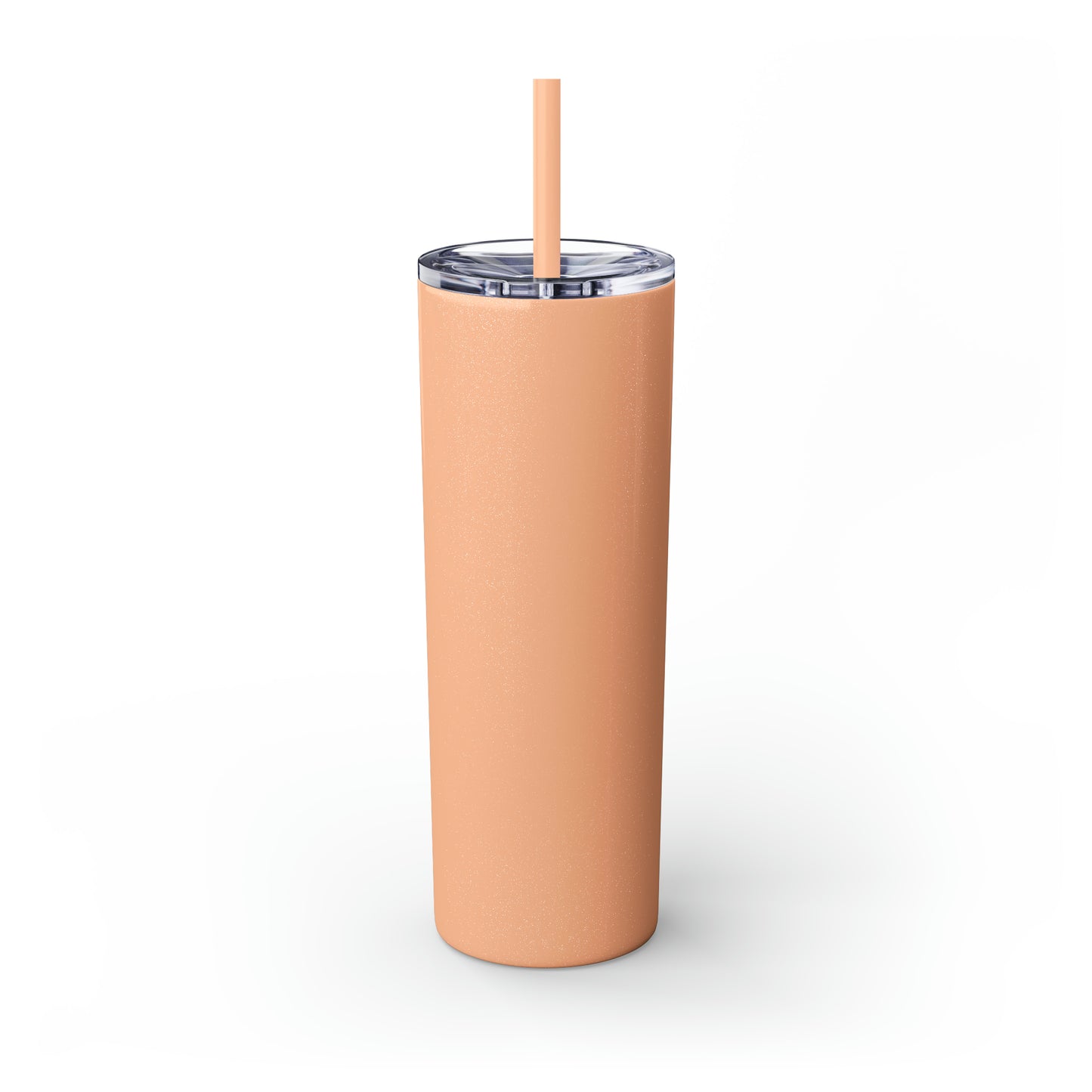 GOOD MORNING - Skinny Tumbler with Straw, 20oz