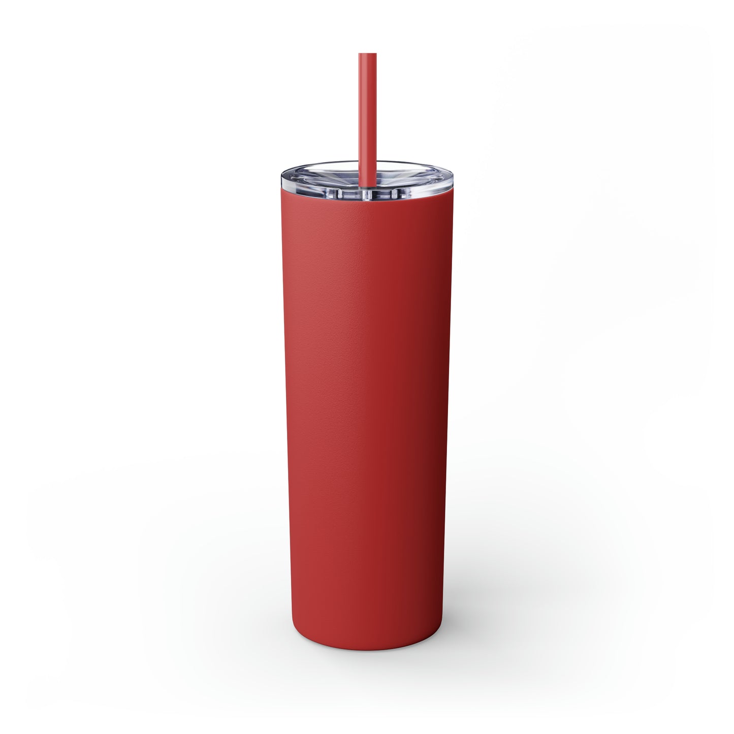 GOOD MORNING - Skinny Tumbler with Straw, 20oz